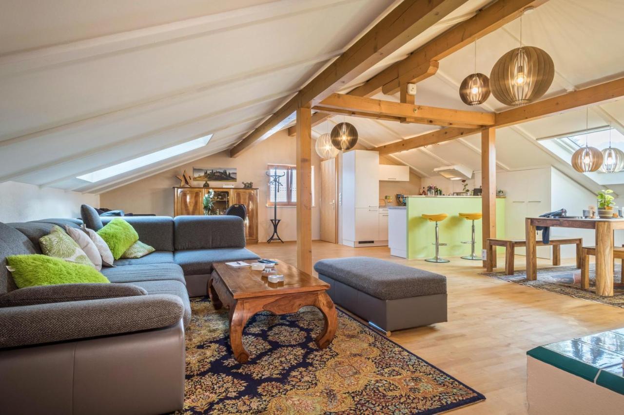 Luxurioeses Penthouse-Appartement Höchst Exteriör bild